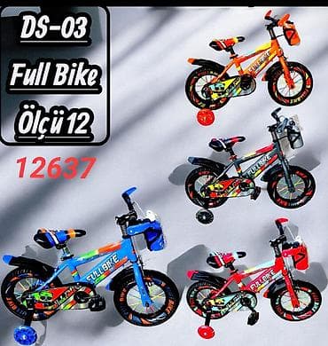 faizsiz kreditle velosiped: Yeni İki təkərli Uşaq velosipedi 12", sürətlərin sayı: 1, Ünvandan götürmə — 10