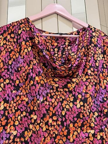 salvar qadin: Qadın dəsti – bluz və şalvar - Parça: yüngül, axıcı və parlaq — 3