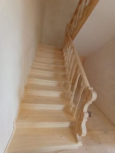 taxt örtüyü: Taxta pilləkənlərin hazırlanması və quraşdırılması xidməti - — 7