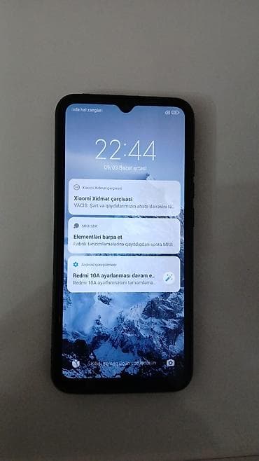 Redmi 10A, 32 GB, rəng - Qara, İki sim kartlı