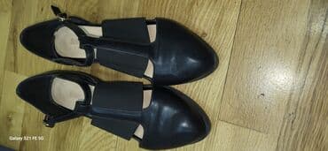 Basanoşka və səndəllər: Ölçü: 37, rəng - Qara, Yeni — 2