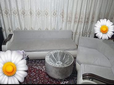 yataq mebeli 2021: İşlənmiş, Künc divan, Pufik — 1