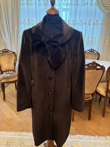 nişan dekor: Palto, 6XL, rəng - Qara — 2