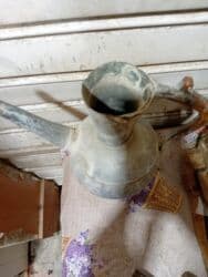 qab qaşiq: Antik mis su qabı (ibrik) - Material: döymə mis - Forma: uzun dar — 3