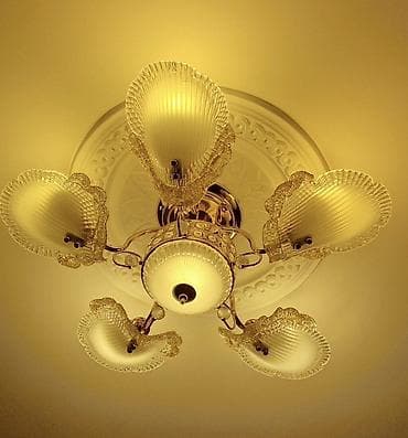 osram lampaları: Çılçıraq, 5 lampa, Metal — 2