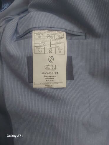 uşaq kostyumu skelet: Kostyum, Demisezon, 5XL (EU 50), rəng - Mavi — 3