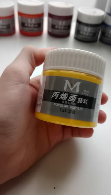 Divar üçün boyalar: Məhsul: BGI-WAP “Popular Acrylic” akril boya dəsti Xüsusiyyətlər: - — 2