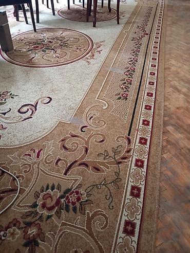 antik mebellər: Zərif klassik naxışlı xalça(3x7 ölçülü) - Rəng palitrası: bej və — 1