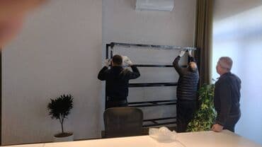 Ofis üçün metal karkaslı rəf sistemi - Material: qalın profilli metal