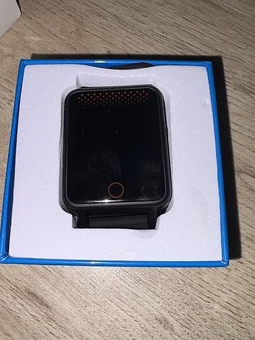 Yeni, Smart saat, Sensor ekran, rəng - Qara