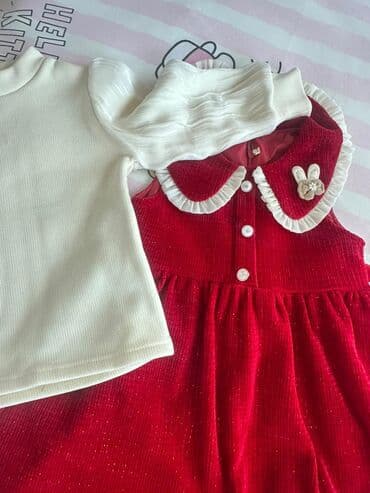 детские платья из трикотажа: Детское платье, Праздничное, 5 - 6 лет — 4