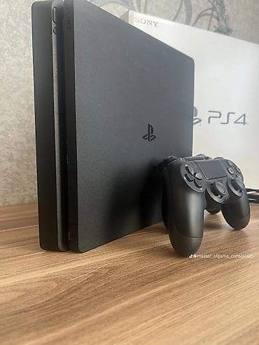 ps4 fc 24: Sony PlayStation 4 (PS4) Slim oyun konsolu Komplekt: - PS4 Slim — 4