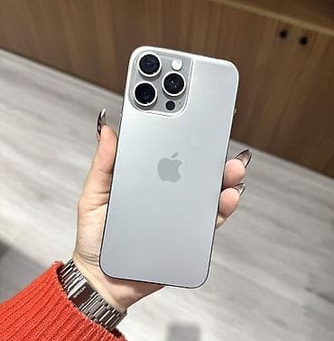 IPhone 15 Pro Max, 256 GB, Natural Titanium, Zəmanət — 1