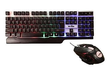 rgb keys: WB-550 WEIBO OYUN SIÇANI KLAVYATURA DƏSTİ İşıqlı oyun klaviaturası — 3