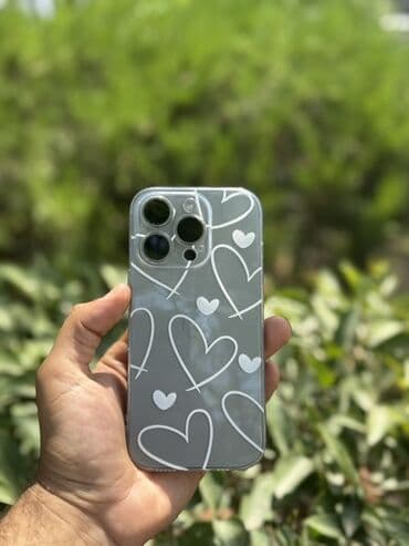 чехол iphone силикон: Müxtəlif iPhone modelləri üçün çiçək naxışlı, şəffaf keys. Bu keys — 34