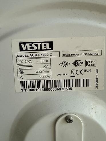 Техника и электроника: Стиральная машина Vestel, 5 кг, Б/у, Автомат, Самовывоз — 2