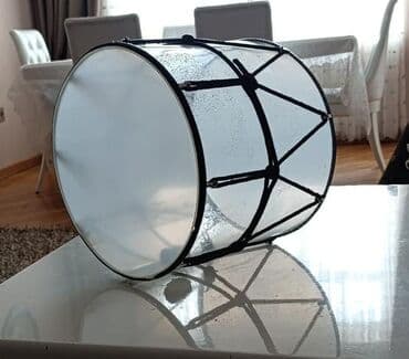 toy nağarası: Akrildən şəffaf korpuslu nağara (baraban) - Korpus: şəffaf akril — 1