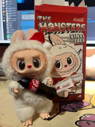 i̇nteraktiv oyuncaq itlər: Labubu Kukla ● Labubu Yumuṣaq kuklalar ● Kola ve Sade olani var ● — 8