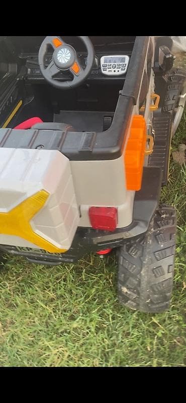 ucuz usaq oyuncaqlari: Uşaq üçün elektrikli off-road cip maşın - Korpus: boz rəngdə — 1