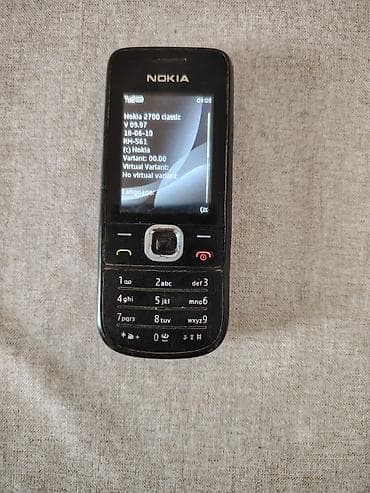 nokia 3360: Nokia 7, < 2 GB Memory Capacity, rəng - Qara, Düyməli — 4