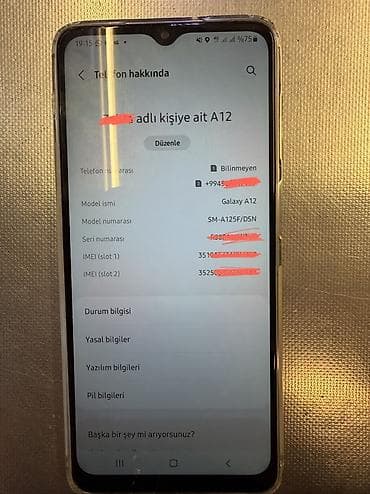 samsunq a 12: Samsung Galaxy A12, rəng - Qara, İki sim kartlı — 3