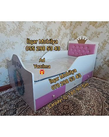 ucuz kravat: Oğlan və qız üçün, Yeni, Çarpayı, Bazasız, Matrassız, Siyirməsiz — 2