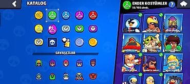 saatlar type 1: Brawl Stars hesabı – yüksək səviyyəli oyun profili - Kupa sayı: 36 — 4