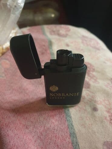 зажигалки zippo бишкек: SOBRANIE Londib alışqan - Korpus: mat qara rəng, ön və arxa hissədə — 1