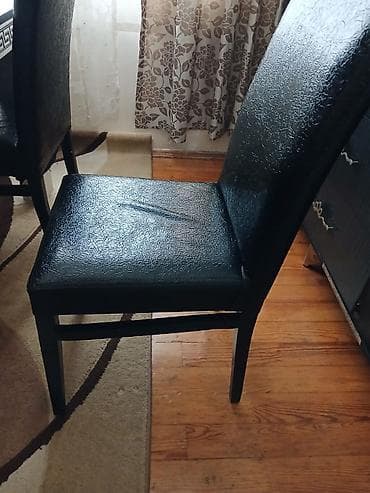 işlənmiş mətbəx: Mətbəx üçün, İşlənmiş, Dördbucaq masa, 6 stul — 2