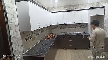 Mətbəx mebelləri 150 manatdan başlayaraq sifarışle yığılır pirxojiler