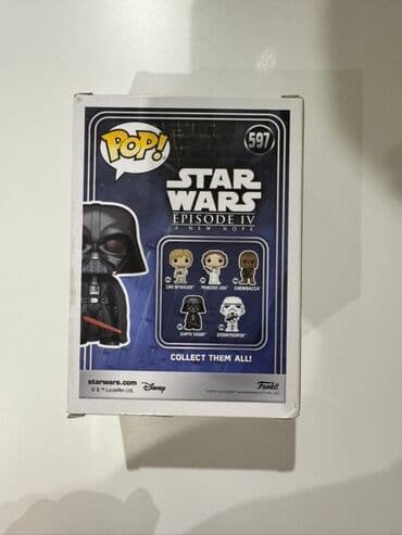 kaybolan yıllar 50 bölüm: Funko Pop! Star Wars Darth Vader bobble-head fiquru. 597 nömrəli bu — 2