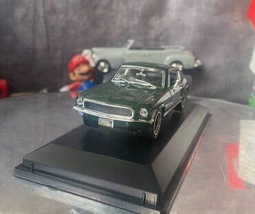 metbex tavan modelleri: Коллекционная модель Ford Mustang GT Bullit darkgreen 1968 Steve — 12