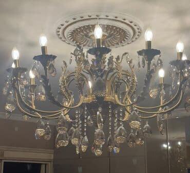 Çilçıraqlar: Çılçıraq, 10 və daha çox lampa, Xrustal — 2