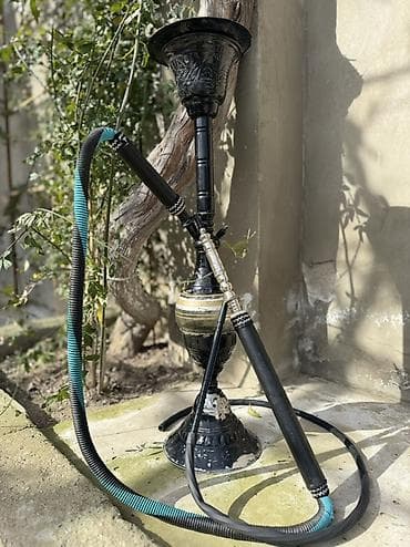 kamplekt: Nargilə komplekti - Klassik dizaynlı, hündür gövdəli nargilə: möhkəm — 9