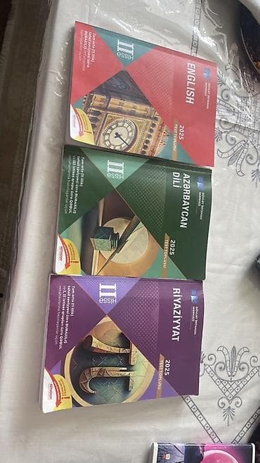 ingilisce: DİM 2025 test topluları – Hissə II (3 kitab dəsti) - Fənlər — 2