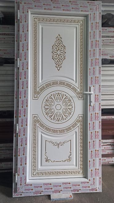 Yeni Plastik qapı Zamok və çərçivə ilə, Zəmanətli, Pulsuz quraşdırma, Rayonlara çatdırılma, Pulsuz çatdırılma, Ödənişli çatdırılma