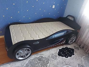 matras dosek: Uşaq üçün maşın formalı çarpayı - Dizayn: Sport avtomobil forması — 2