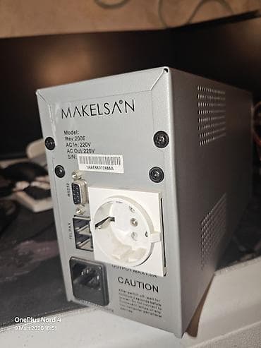 Operativ yaddaş (RAM): Makelsan UPS (dayanıqsız enerji mənbəyi) akumiyator tam sağlam - — 4