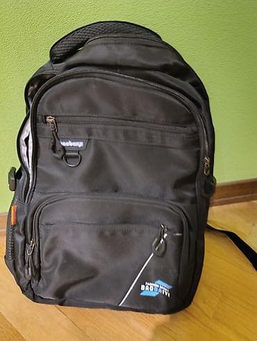 Туристические рюкзаки: Черный рюкзак baobaiyi цвет:черный — 2