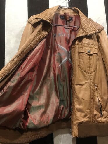 kurtka dəri: Dəri kurtka, L, XL — 2