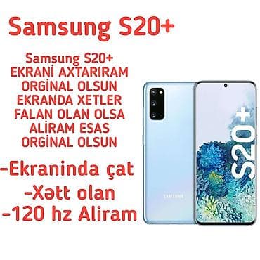 Samsung Galaxy S20 Plus, 128 GB, rəng - Ağ, Zəmanət, Kredit, Qırıq lalafo.az -da Samsung Galaxy S20 Plus, 128 GB, rəng - Ağ, Zəmanət, Kredit, Qırıq