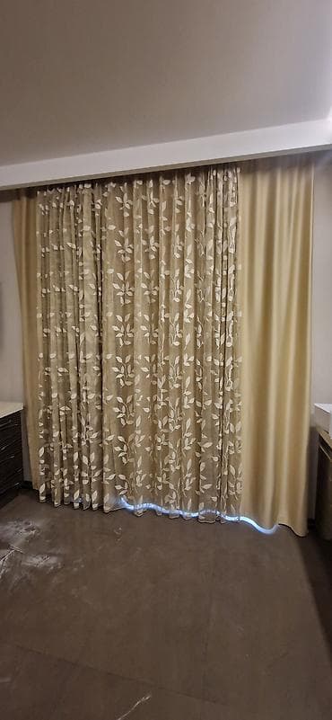 perde islenmis: İşlənmiş, Pərdə, rəng - Bej, Ünvandan götürmə — 2