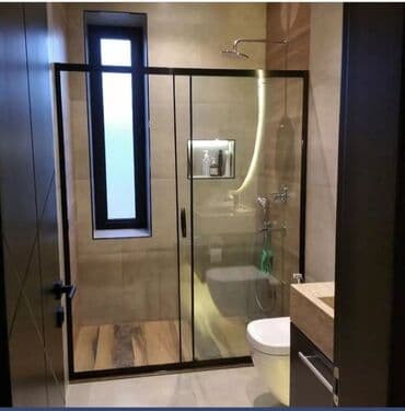 hamam ucun duş kabinleri: Yeni Arakəsmə, Düzbucaqlı, Pulsuz çatdırılma — 27