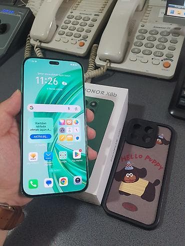 problemi redmi note 8: Honor X8b, 128 GB, rəng - Yaşıl, Zəmanət, Sensor, Barmaq izi — 4