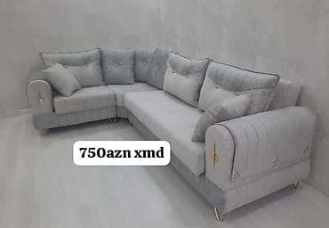 sultan kunc divan: Künc divan dəsti - Şık dizaynlı L formalı künc divan - Yumşaq — 5