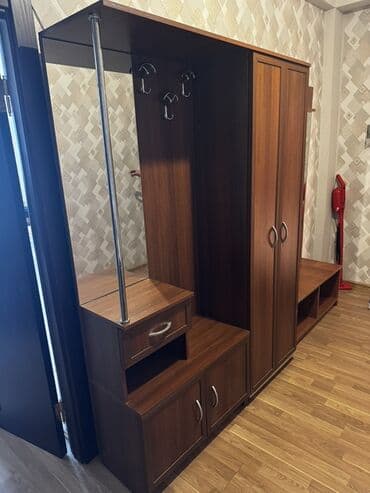 Детская мебель: Qarderob/Antre mebeli – çoxfunksiyalı dəst - Material: ağac — 3