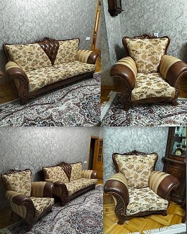 İşlənmiş, Divan, 2 kreslo lalafo.az -da İşlənmiş, Divan, 2 kreslo