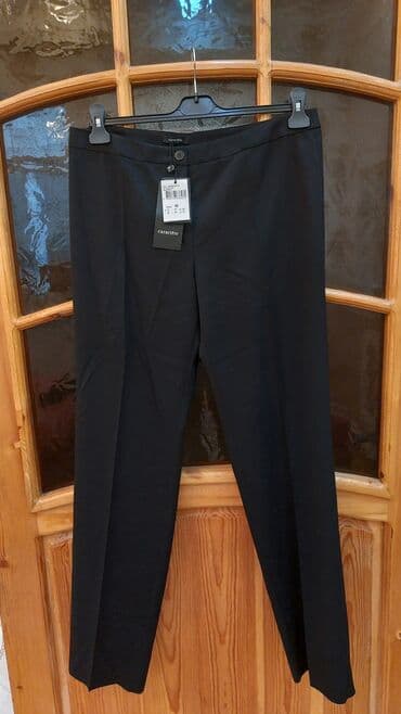 Şalvar, Massimo Dutti, 2XL, rəng - Qara