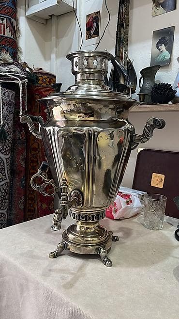 Baklar və çənlər: Turkan🌻kod 4020 Samavar armudu 1930-40 cı ilə aid əntiq samovar — 1