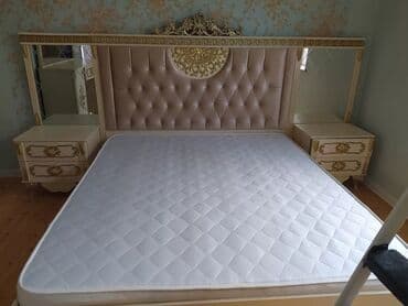 спальня комплект: 2 односпальные кровати, Шкаф, Комод, Трюмо — 2